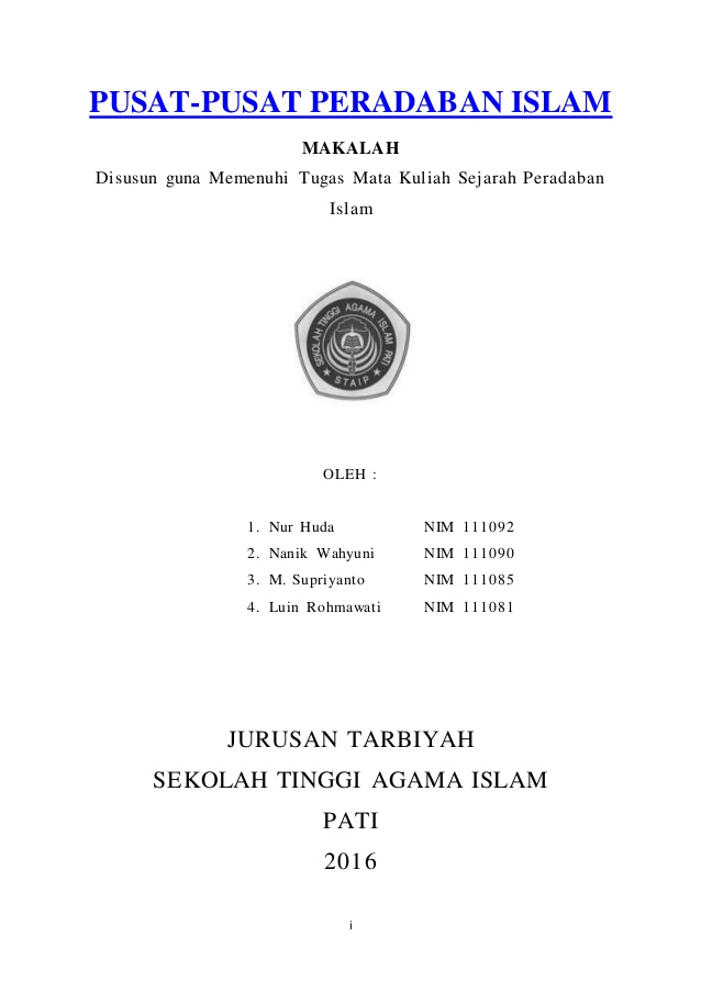 makalah sejarah peradaban islam